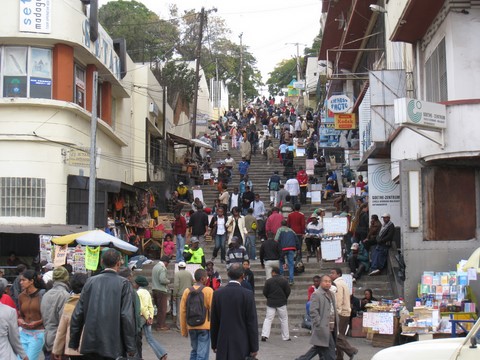 Escalier proche du marché