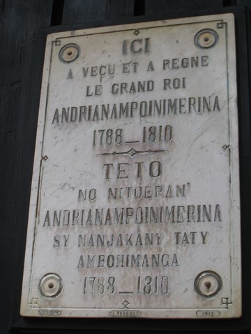 Visite de la demeure du roi